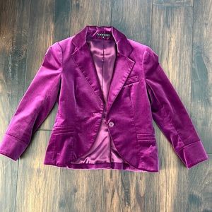 Theory velvet blazer.